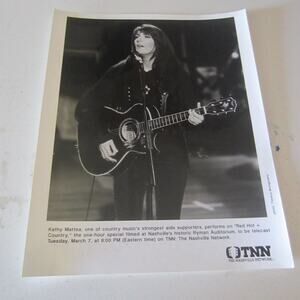 Vintage Country Music Kathy Mattea Ryman Auditorium Promo Photo TNN 1990s